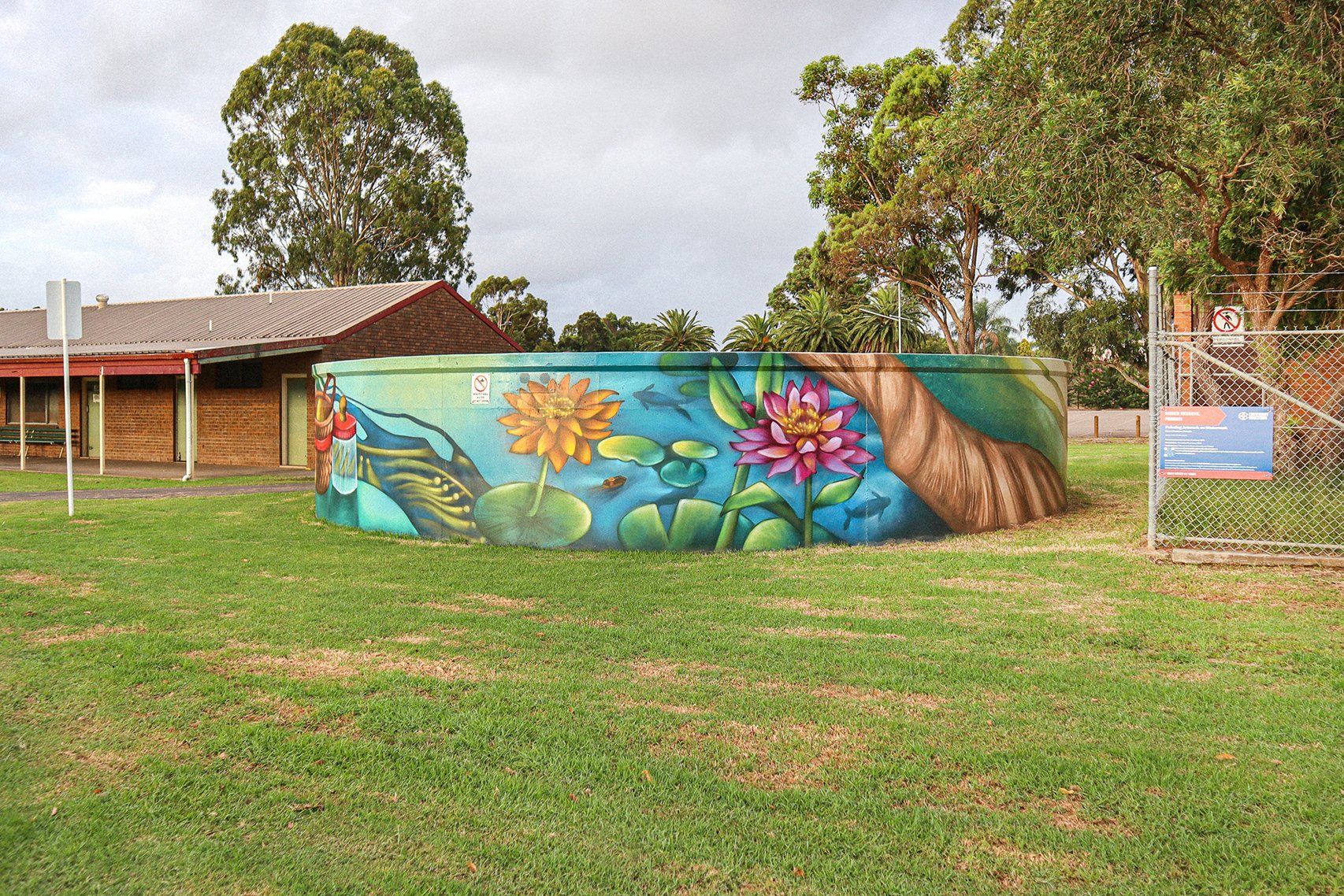 Panania Water Tank Art, Australian Silo Art Trail