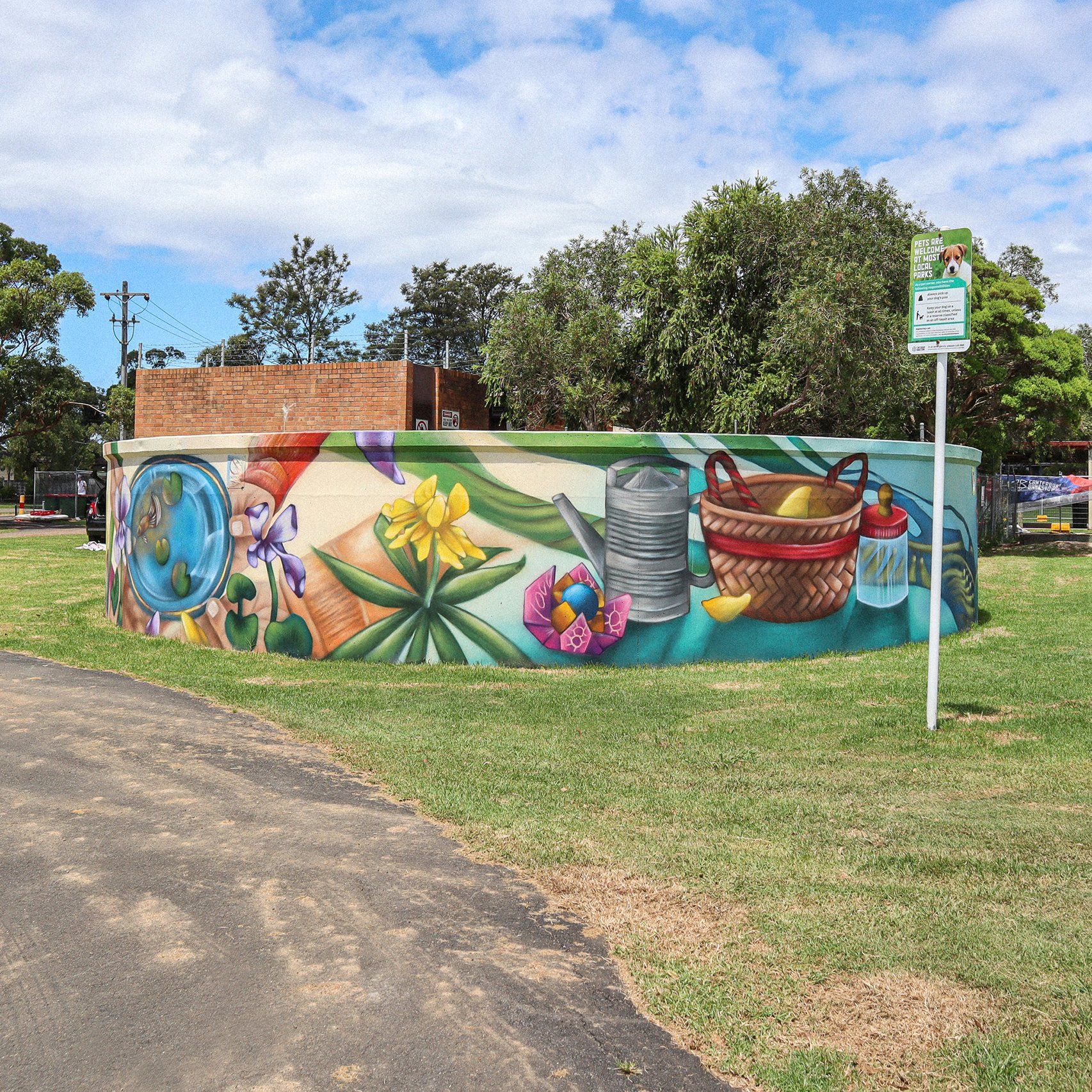 Panania Water Tank Art, Australian Silo Art Trail
