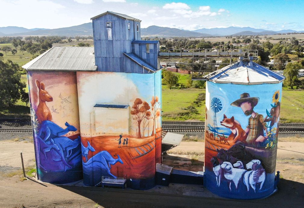 Quirindi Silo Art, Australian Silo Art Trail