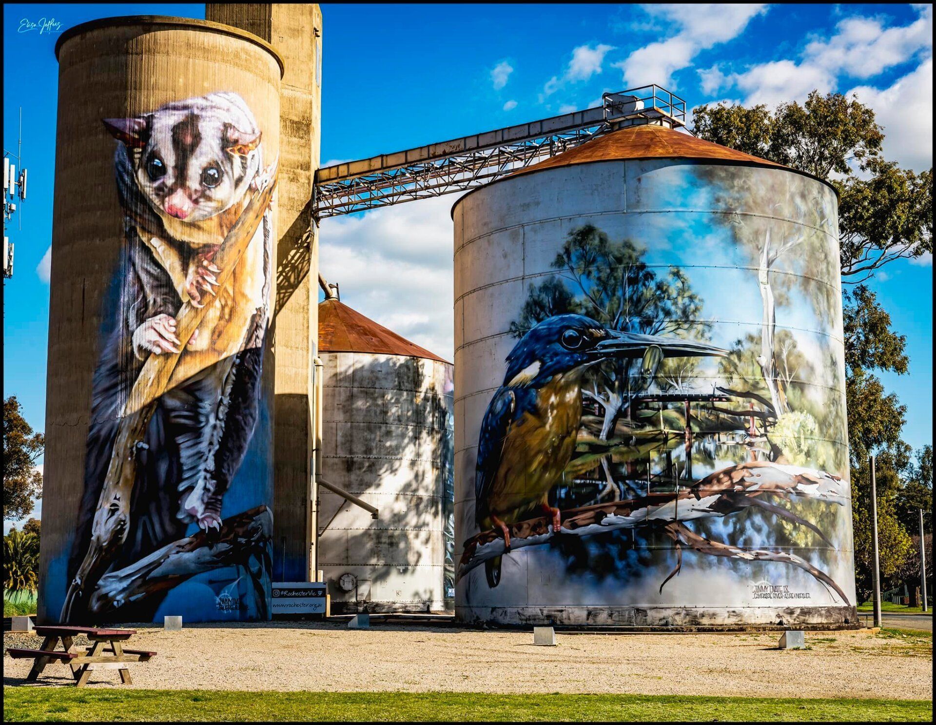 Rochester, Australian Silo Art Trail, Silo Art, Water Tower Art