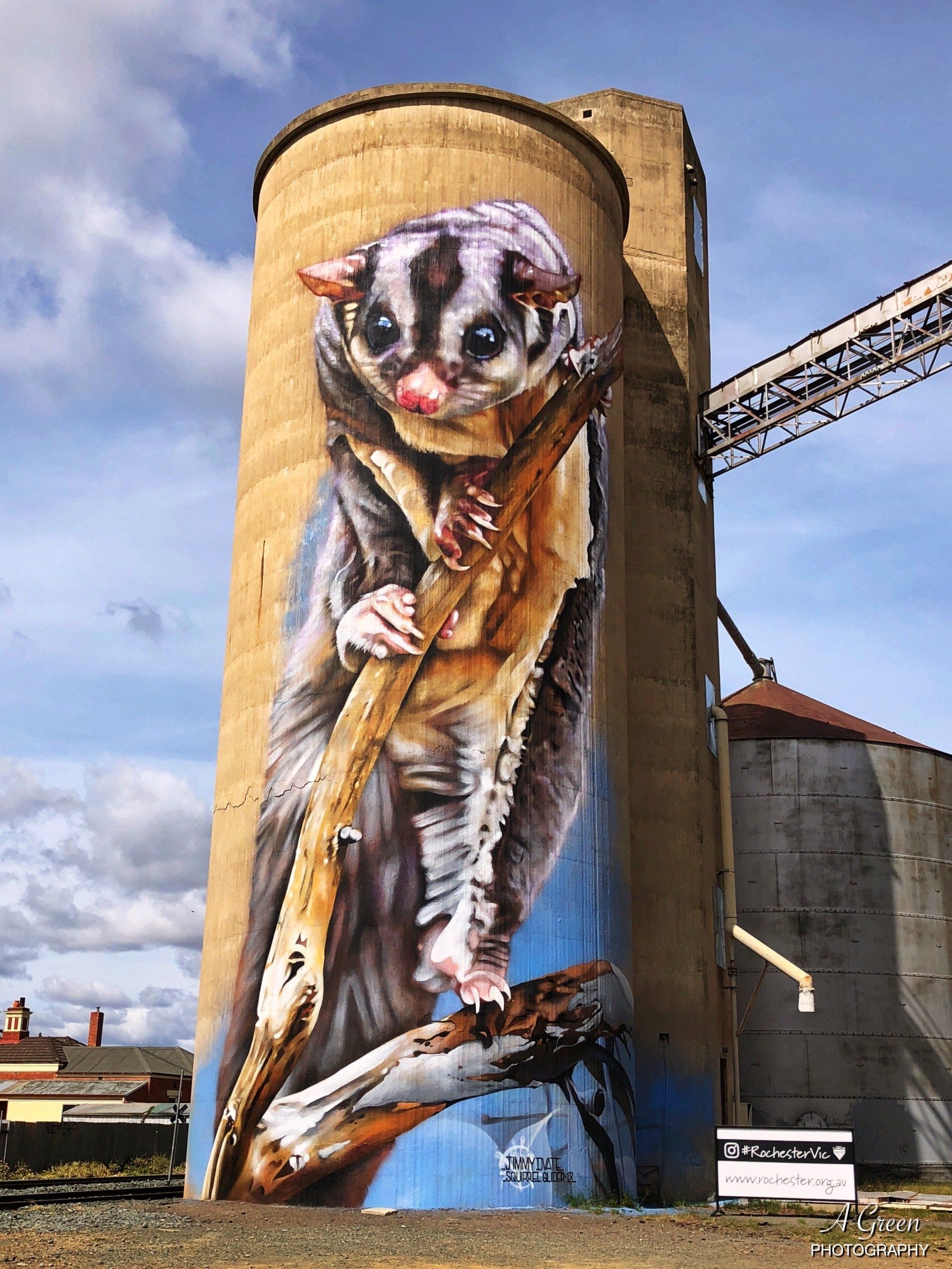 GrainCorp Silo at Rochester, Australian Silo Art trail