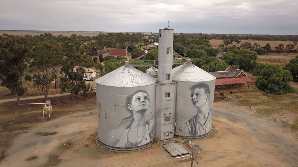 Rupanyup silo art