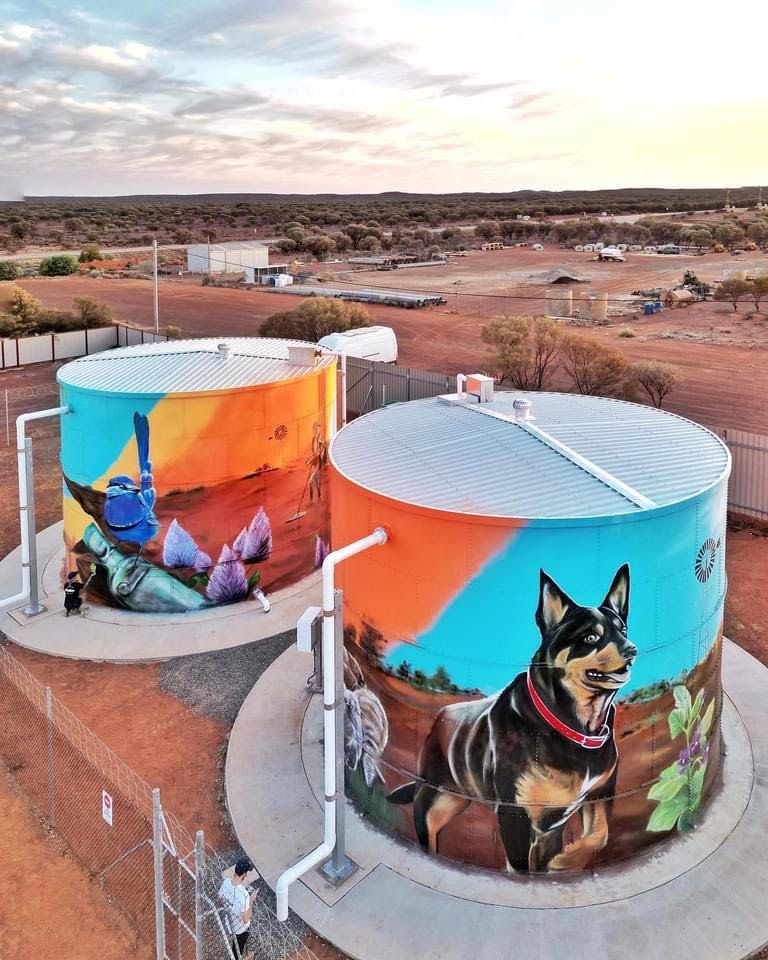 Australian Silo Art Trail, Silo Art, Water Tower Art