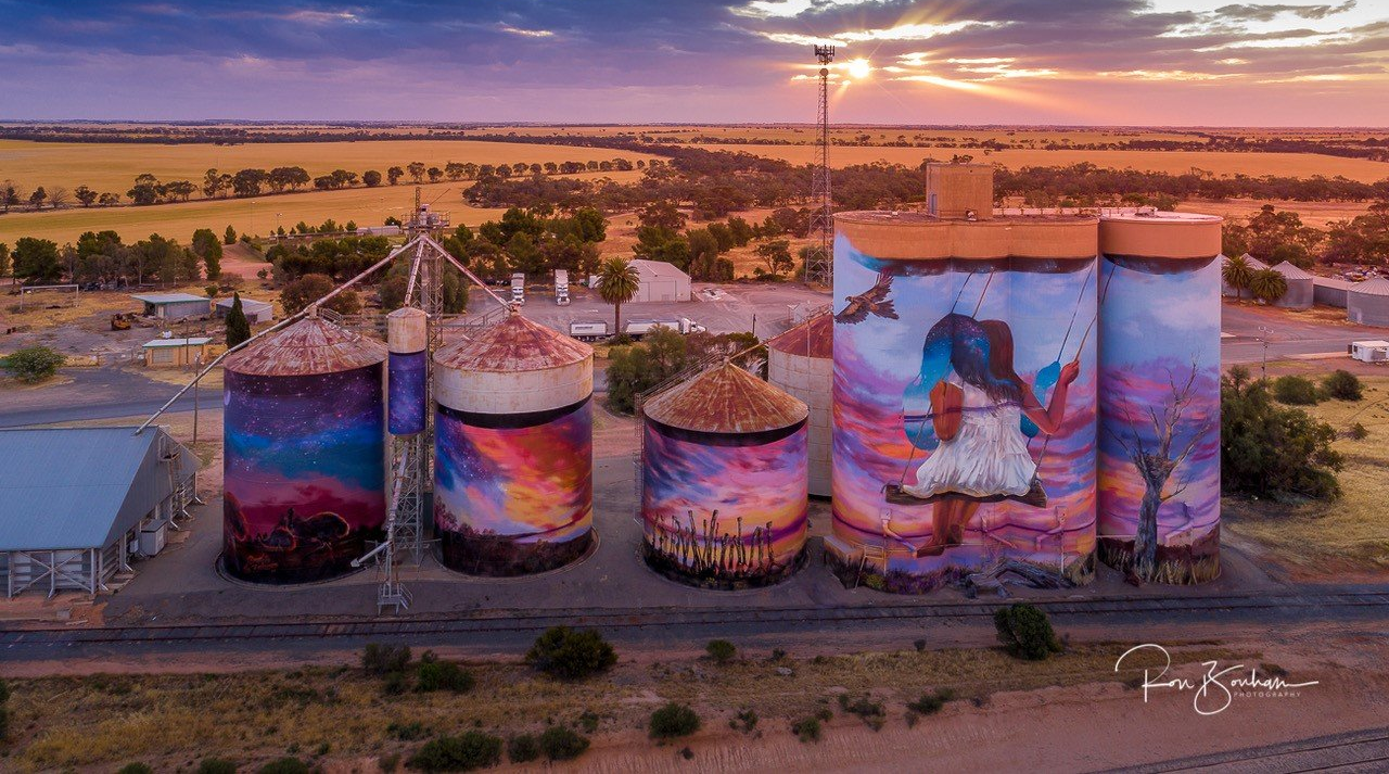 Sea lake Silo Art, Australian Silo Art Trail