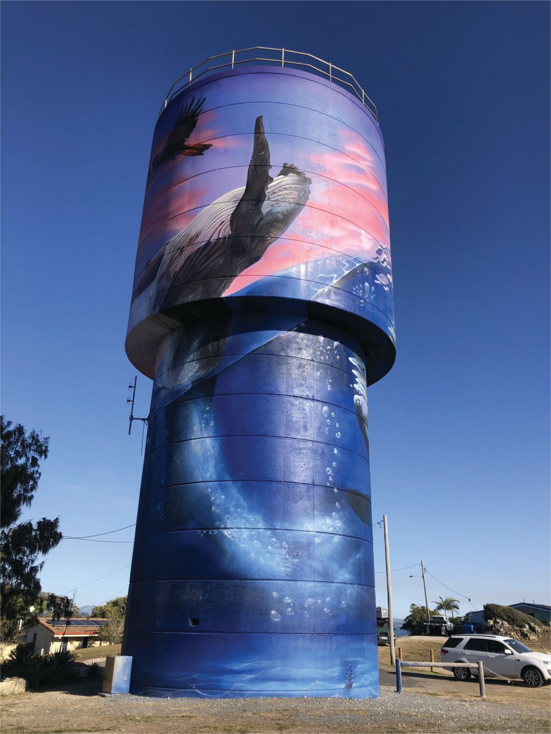 Slade Point Water Tower, Australian Silo Art Trail