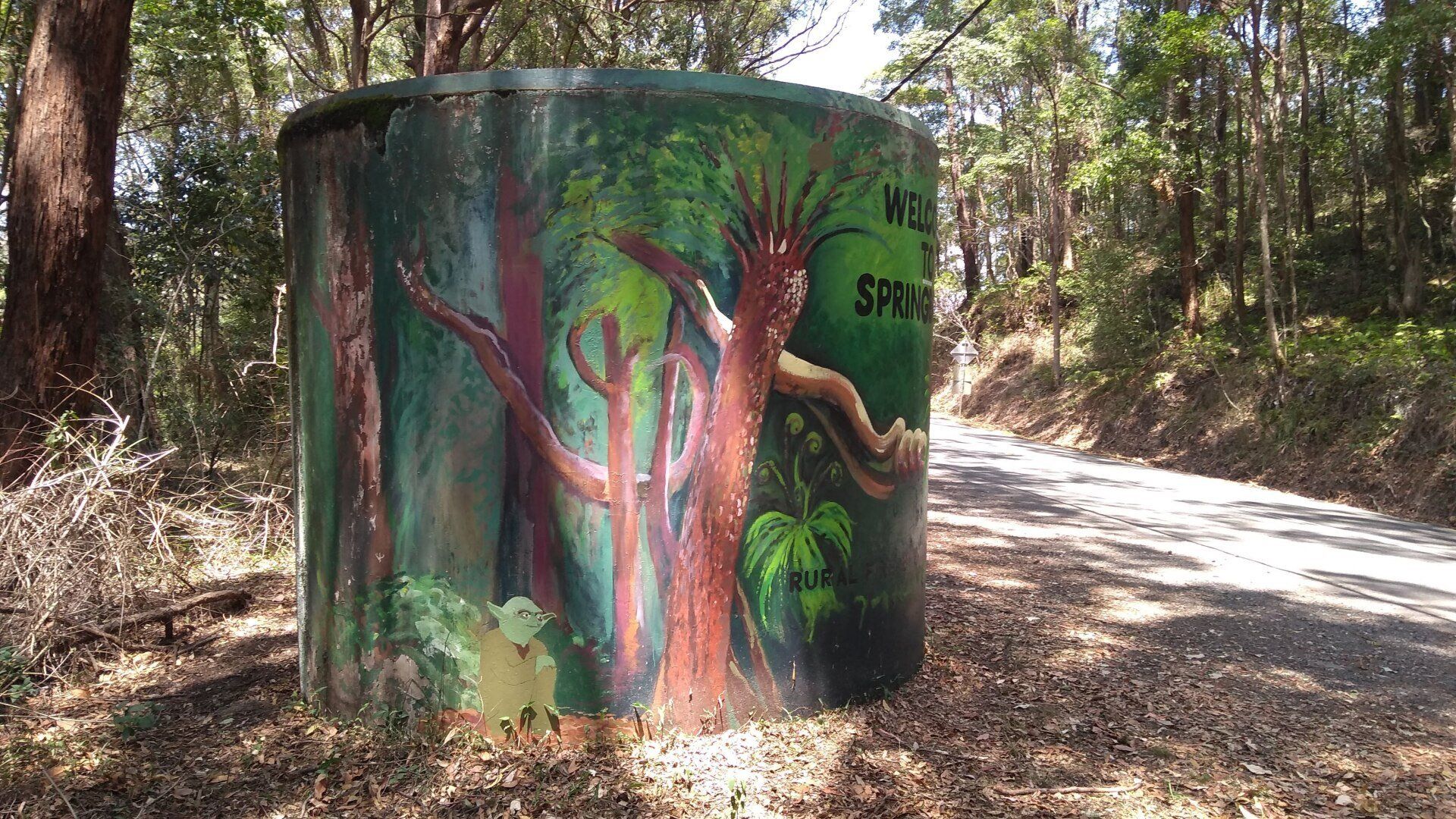 Spring Brook Water Tank, Australian Silo Art Trail