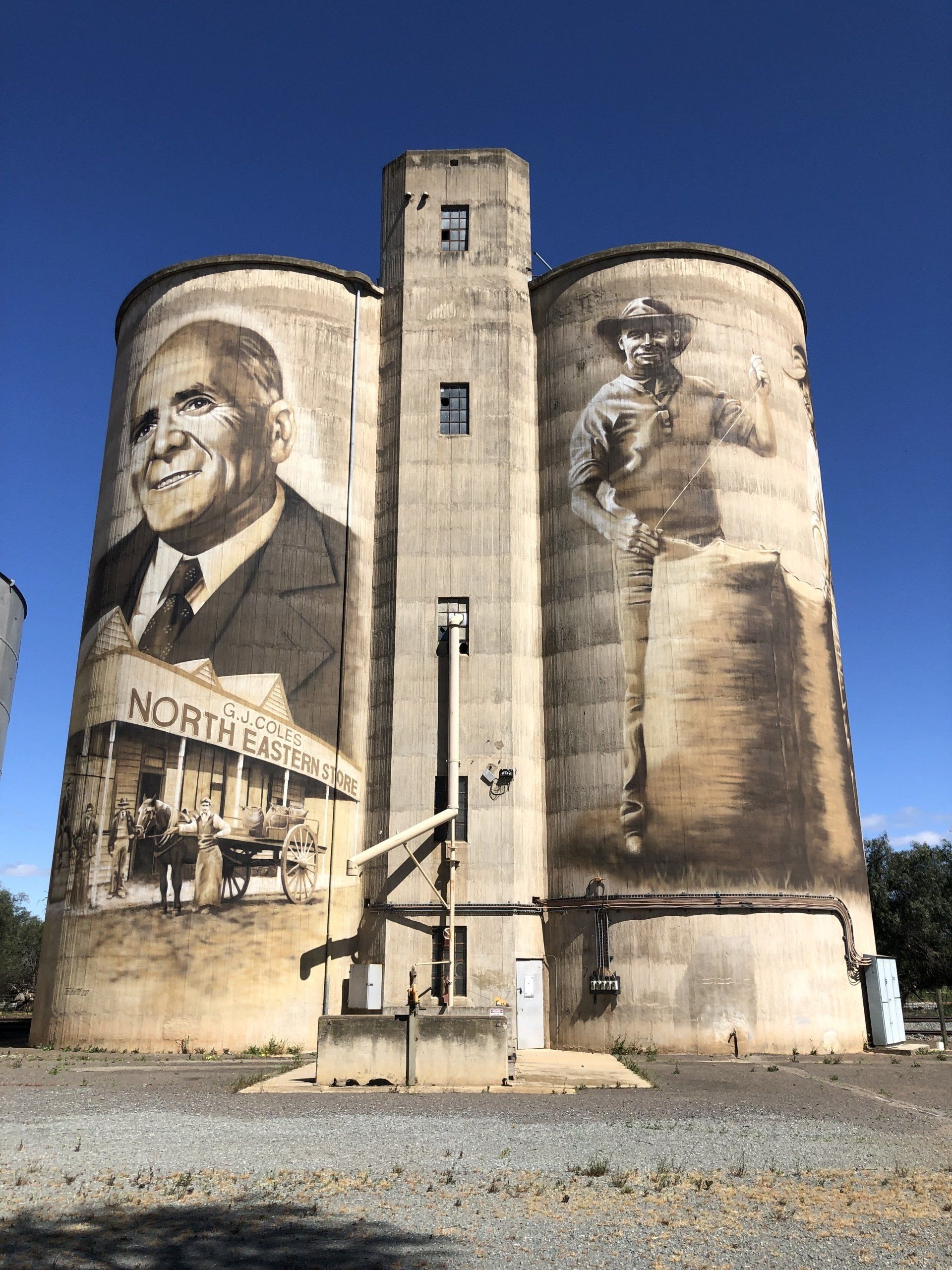 St James Silo Art