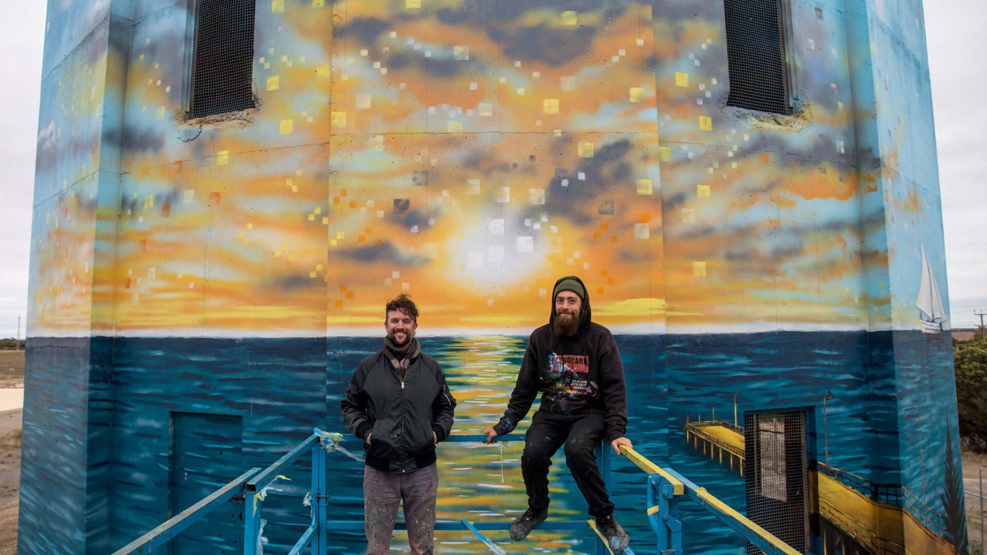 Stansbury Water Tower Art, Australian Silo Art Trail