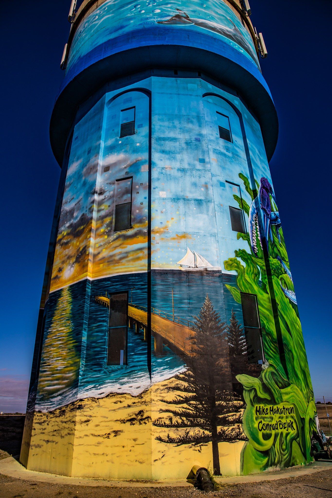 Stansbury Water Tower Art, Australian Silo Art Trail