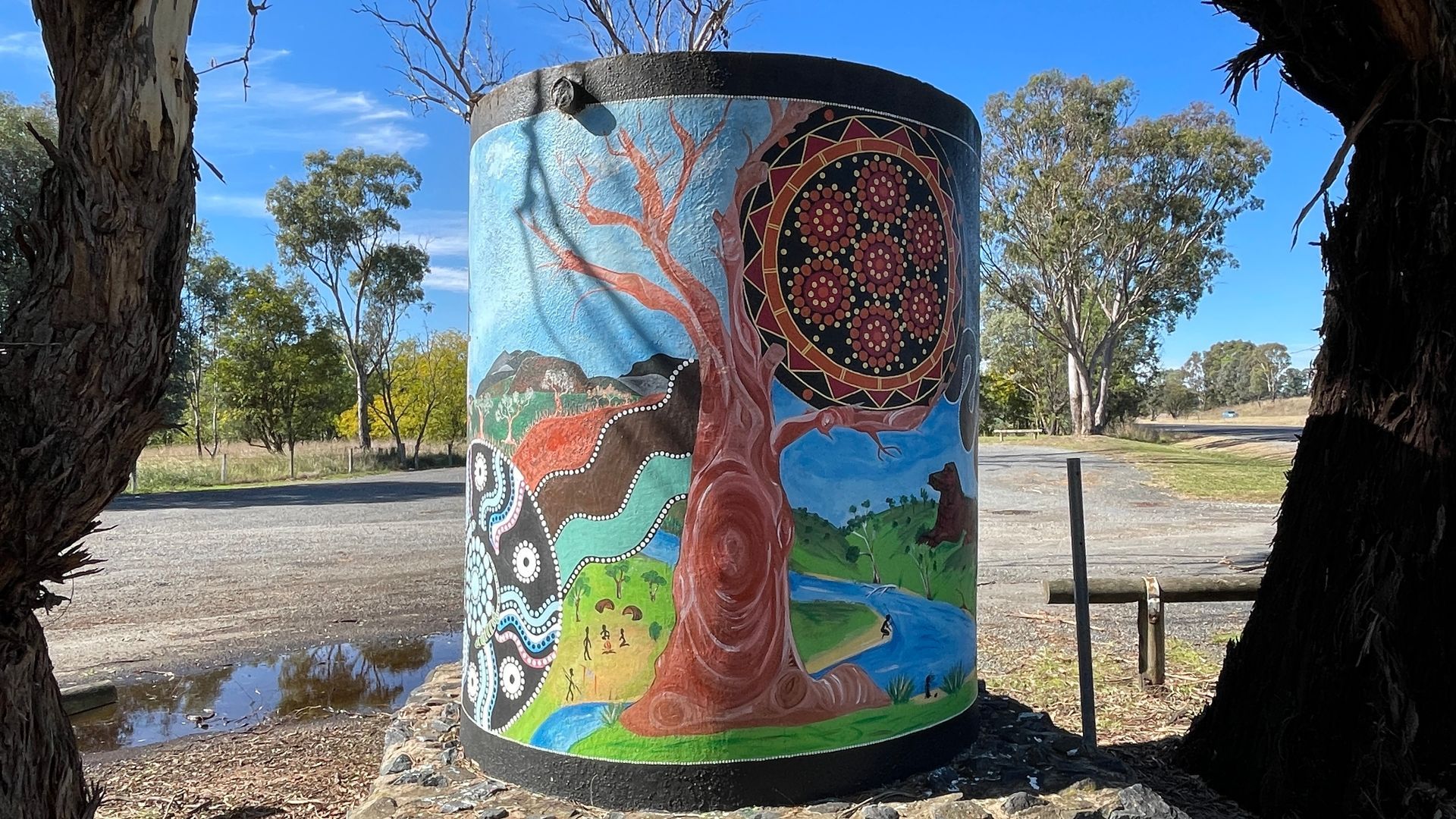 Tarcutta Water Tank Art, Australian Silo Art Trail