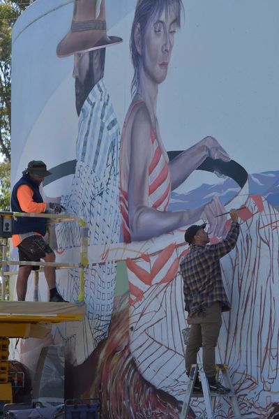Texas Water Tank Australian Silo Art Trail