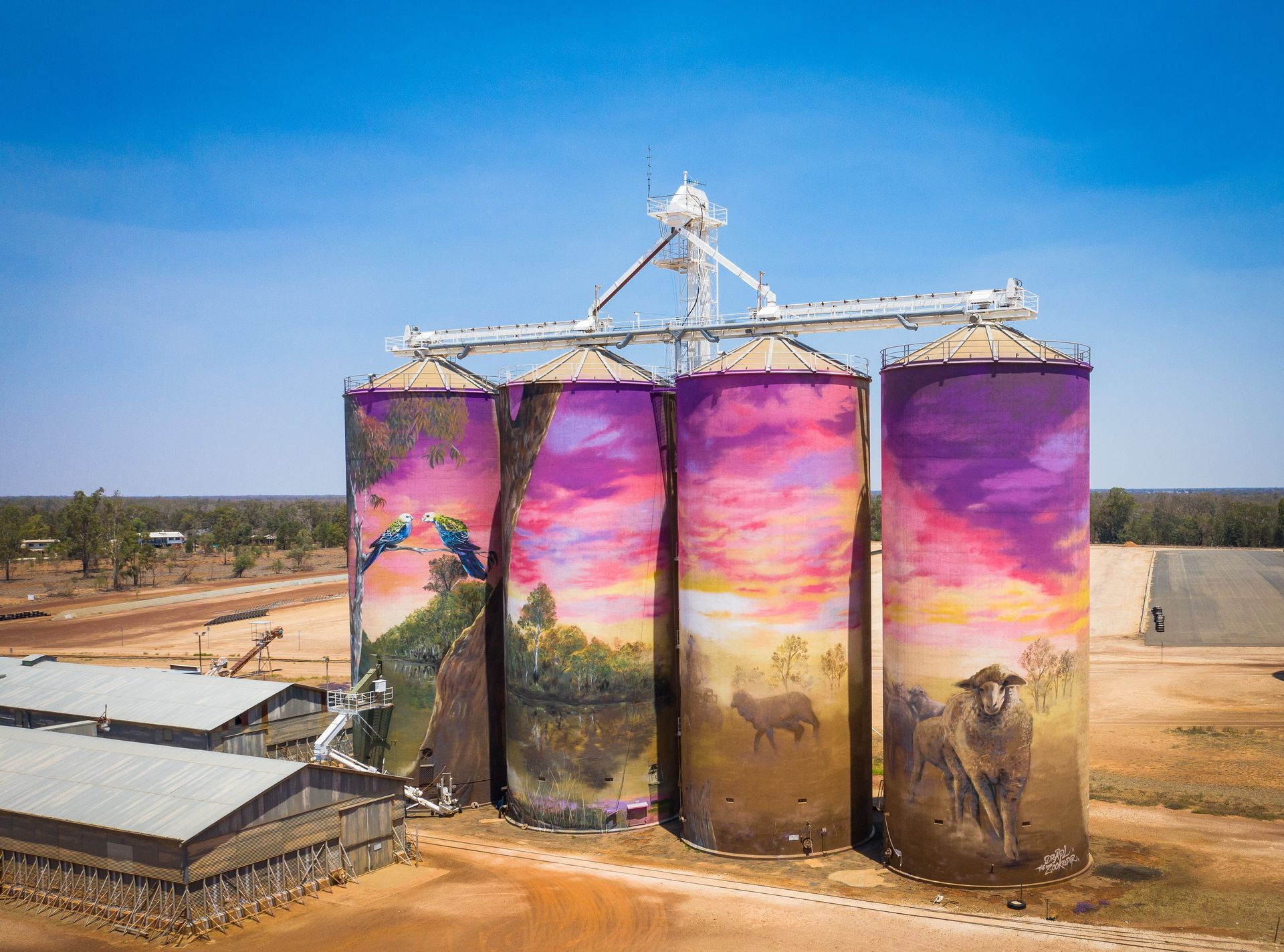 Thallon Silo Art Australian Silo Art Trail