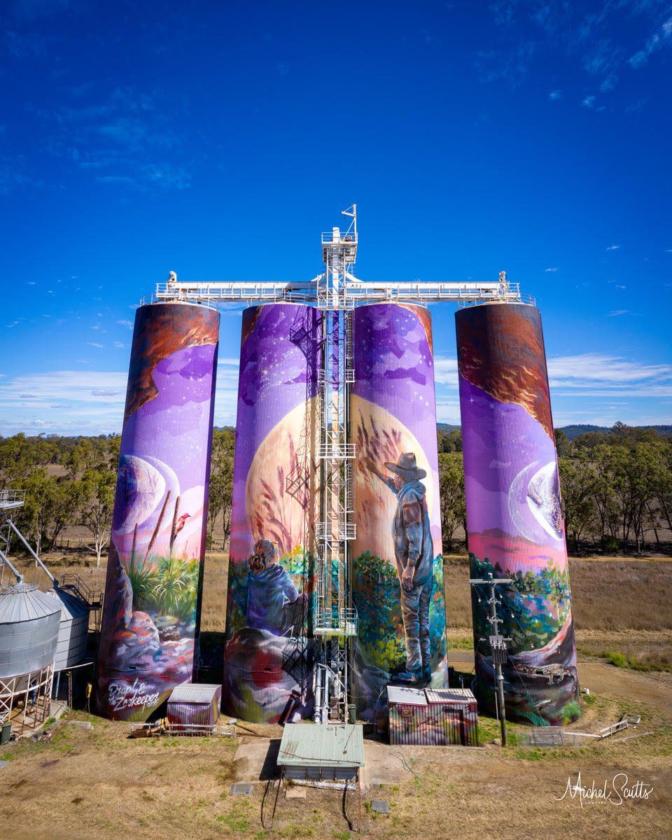 Australian Silo Art Trail, Three Moon Silo Art