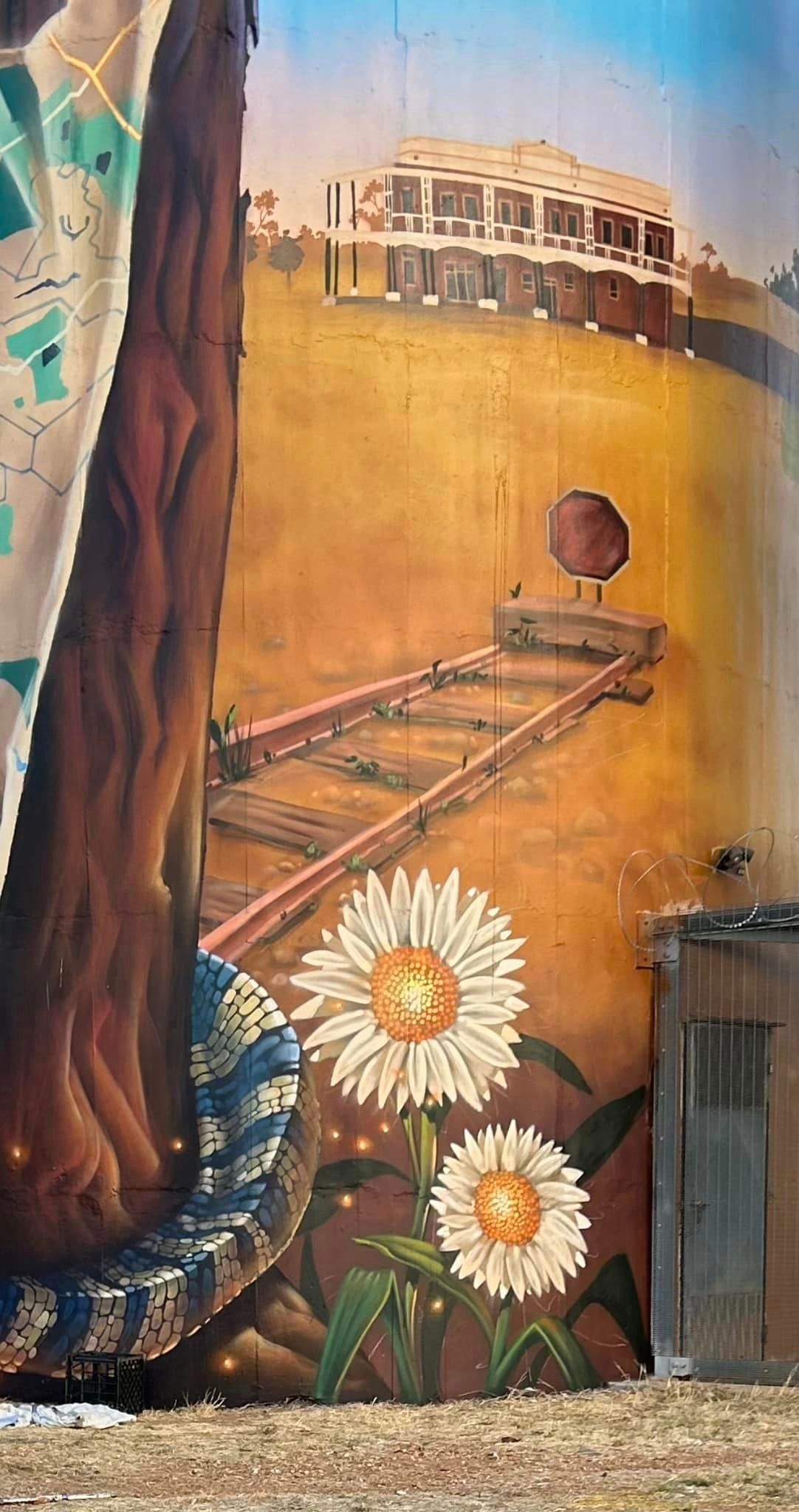 Totenham Water Tower Art, Australian Silo Art Trail