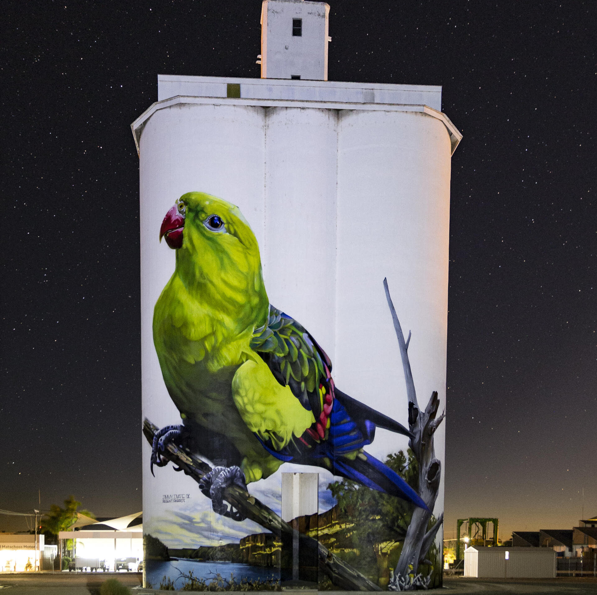 Australian Silo Art Trail, Silo Art, Water Tower Art, Jimmy DVate, Garry Duncan, Waikerie