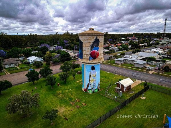 Warren Water Tower Art, Australian Silo Art Trail