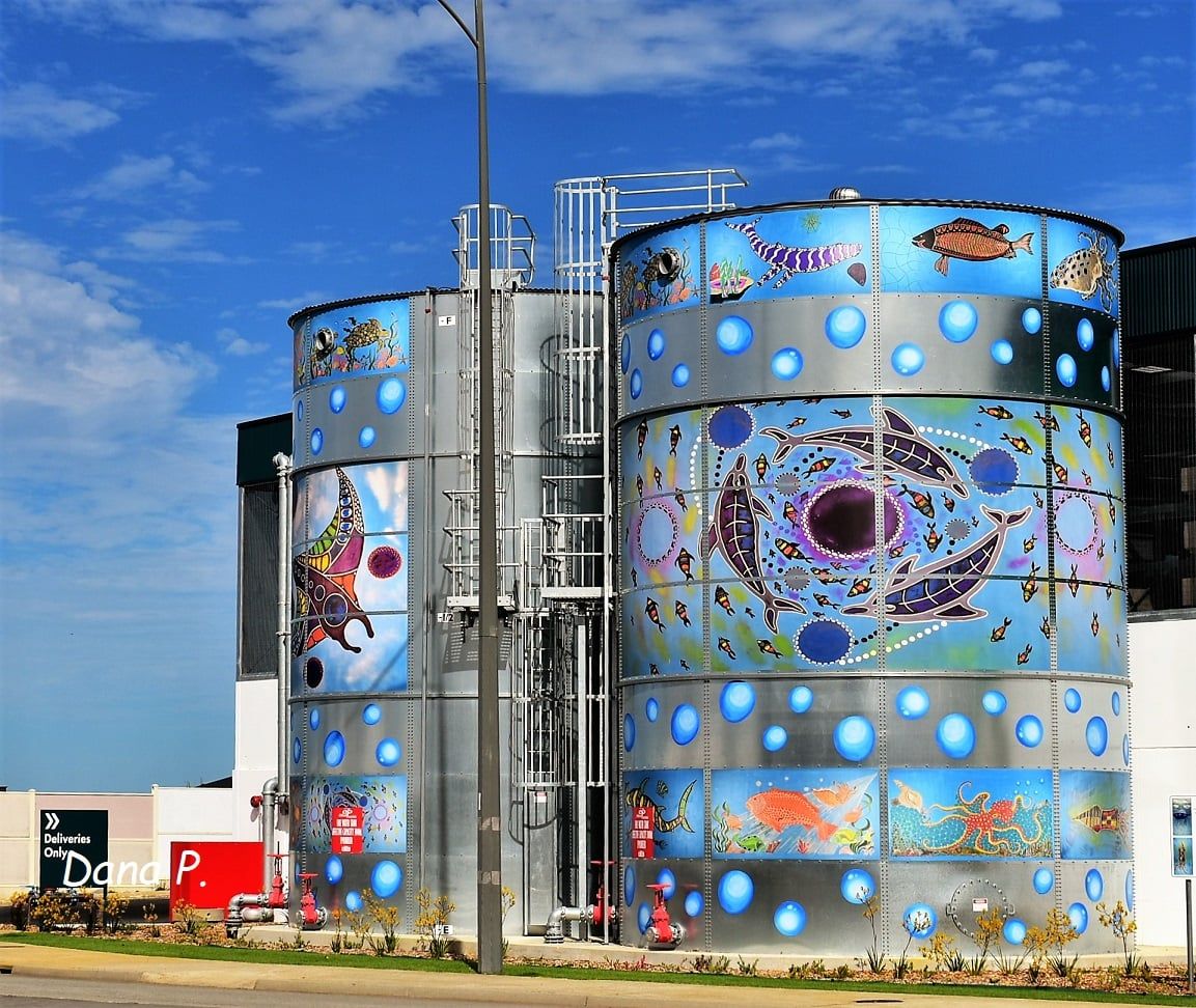 Albany Water Tank Australian Silo Art Trail