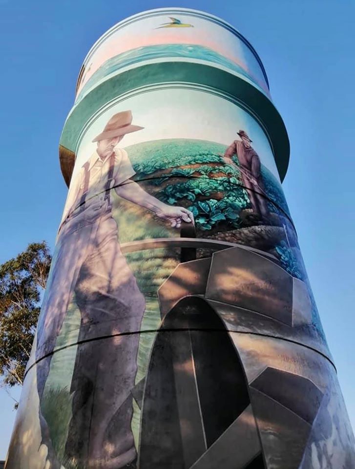 Werribee Water Tank Art, Australian Silo Art Trail