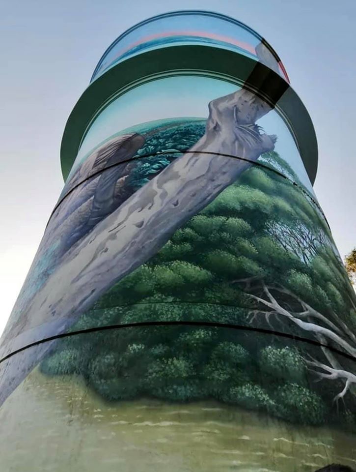 Werribee Water Tank Art, Australian Silo Art Trail
