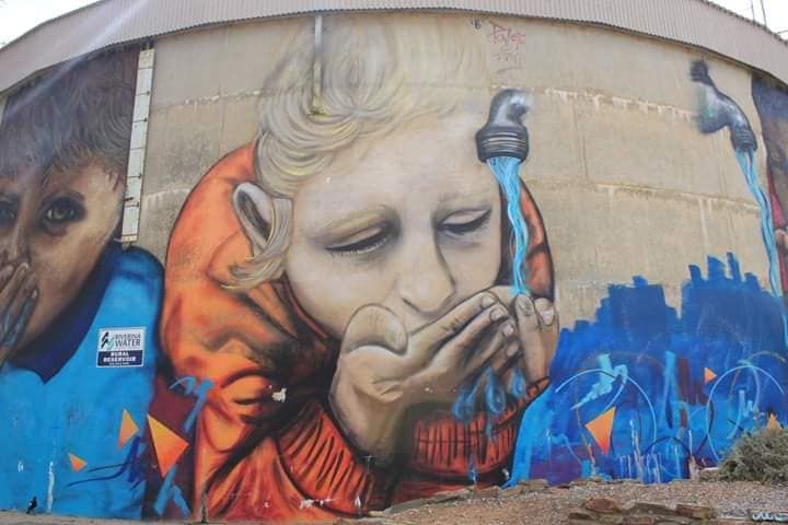 Wagga Wagga Water Tank Art, Australian Silo Art Trail