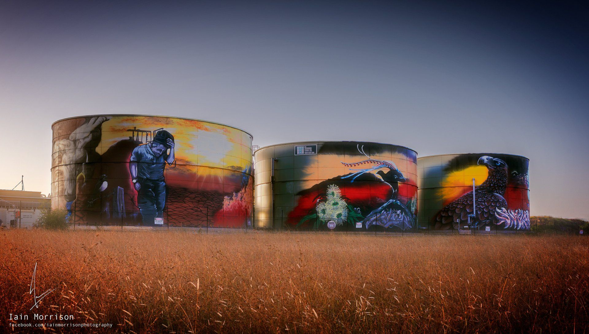 Wilton Water Tank Art, Australian Silo Art Trail