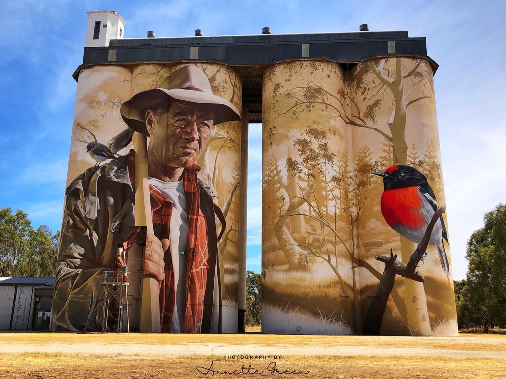 Wirrabara silo art