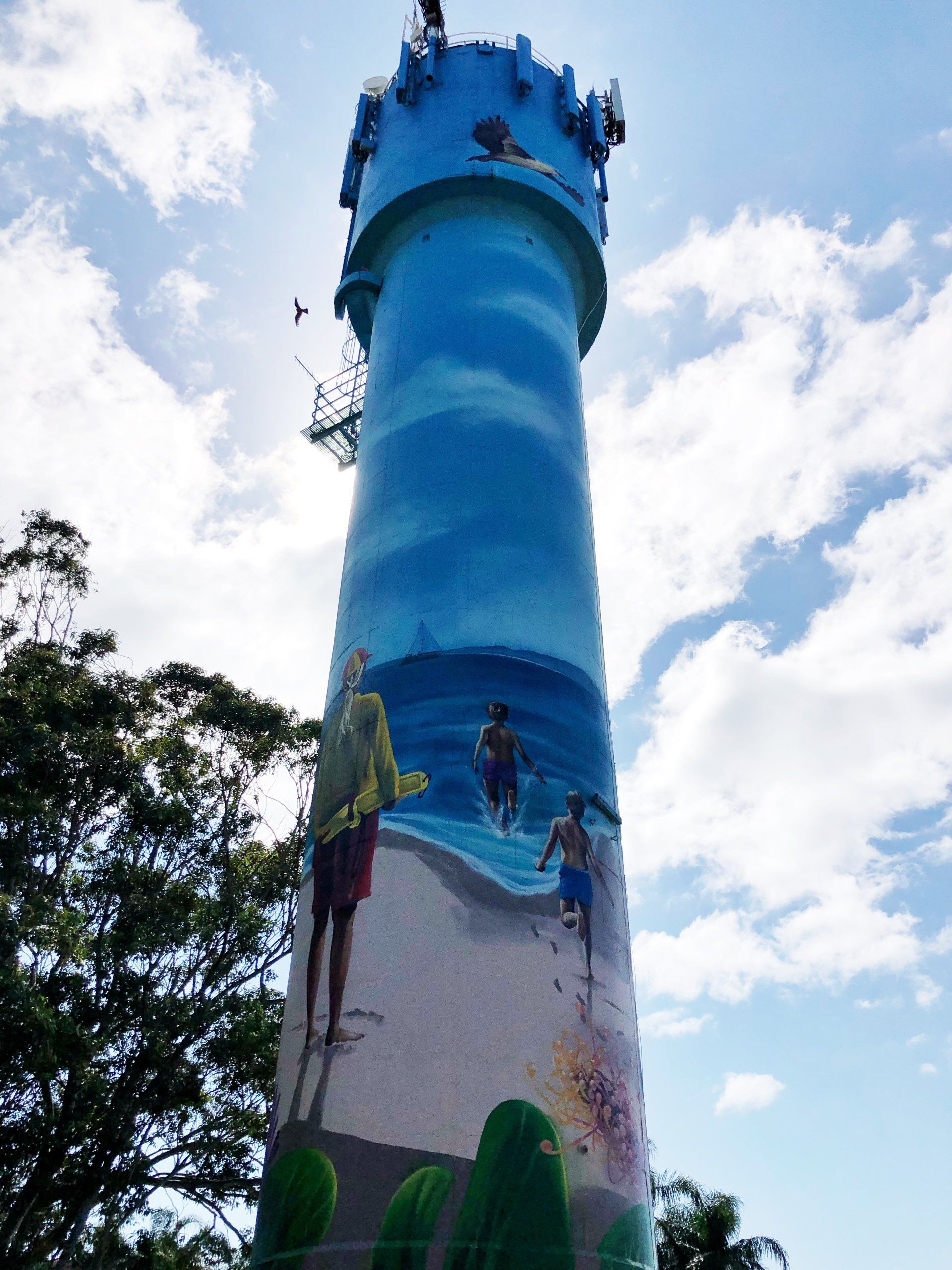 Woorim Water Tank Art, Australian Silo Art Trail