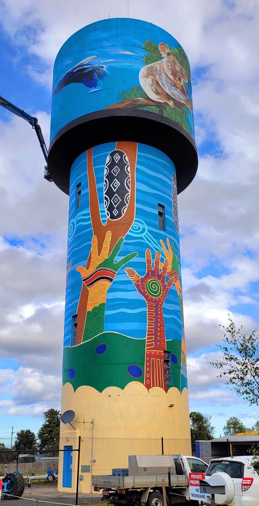 Warrambool Water Tower Art, Australian Silo Art Trail