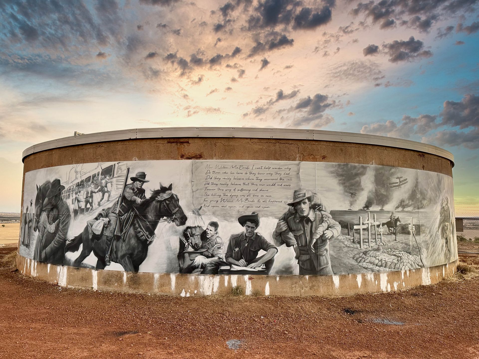 Broome Water Tank Art, Australian Silo Art Trail