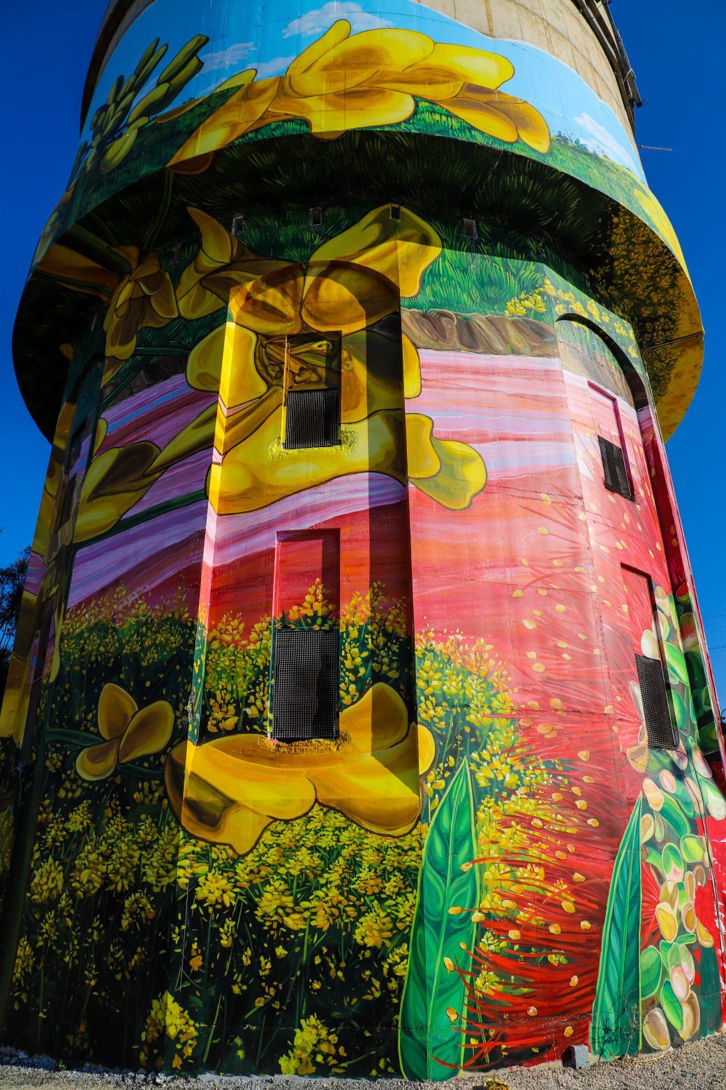 Yorketown Water Tower Art, Australian Silo Art Trail