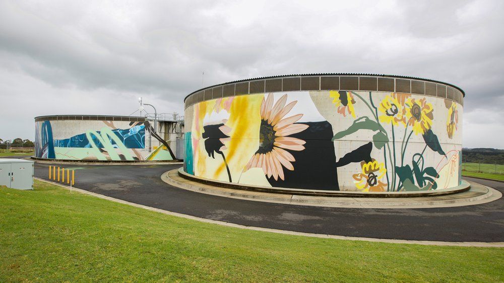 Ballina Water Tank Art ,Australian Silo Art Trail