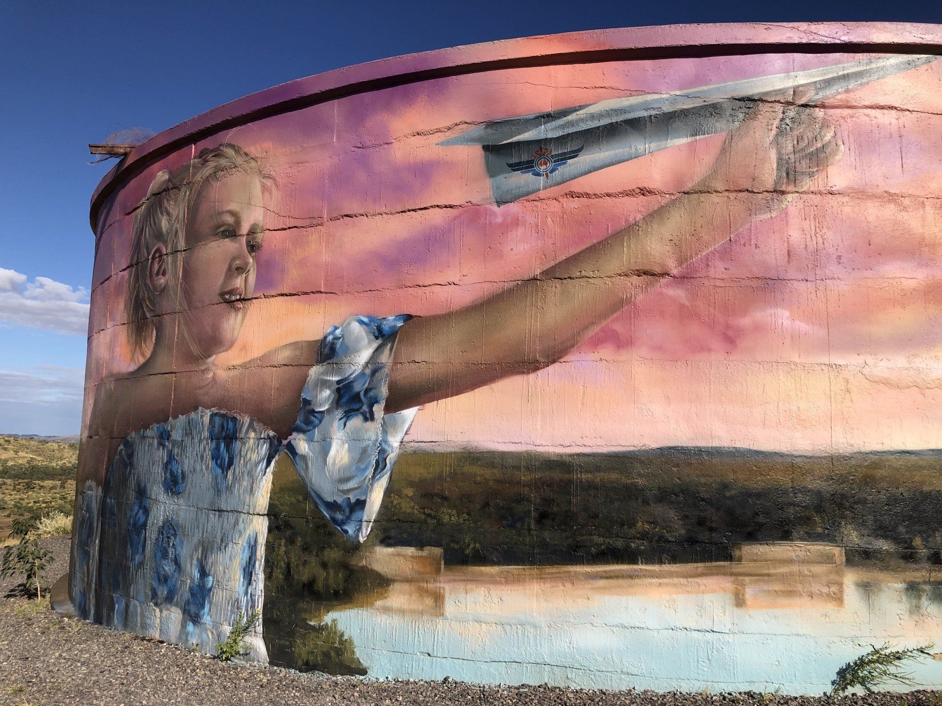 cloncurry-water-tank-art