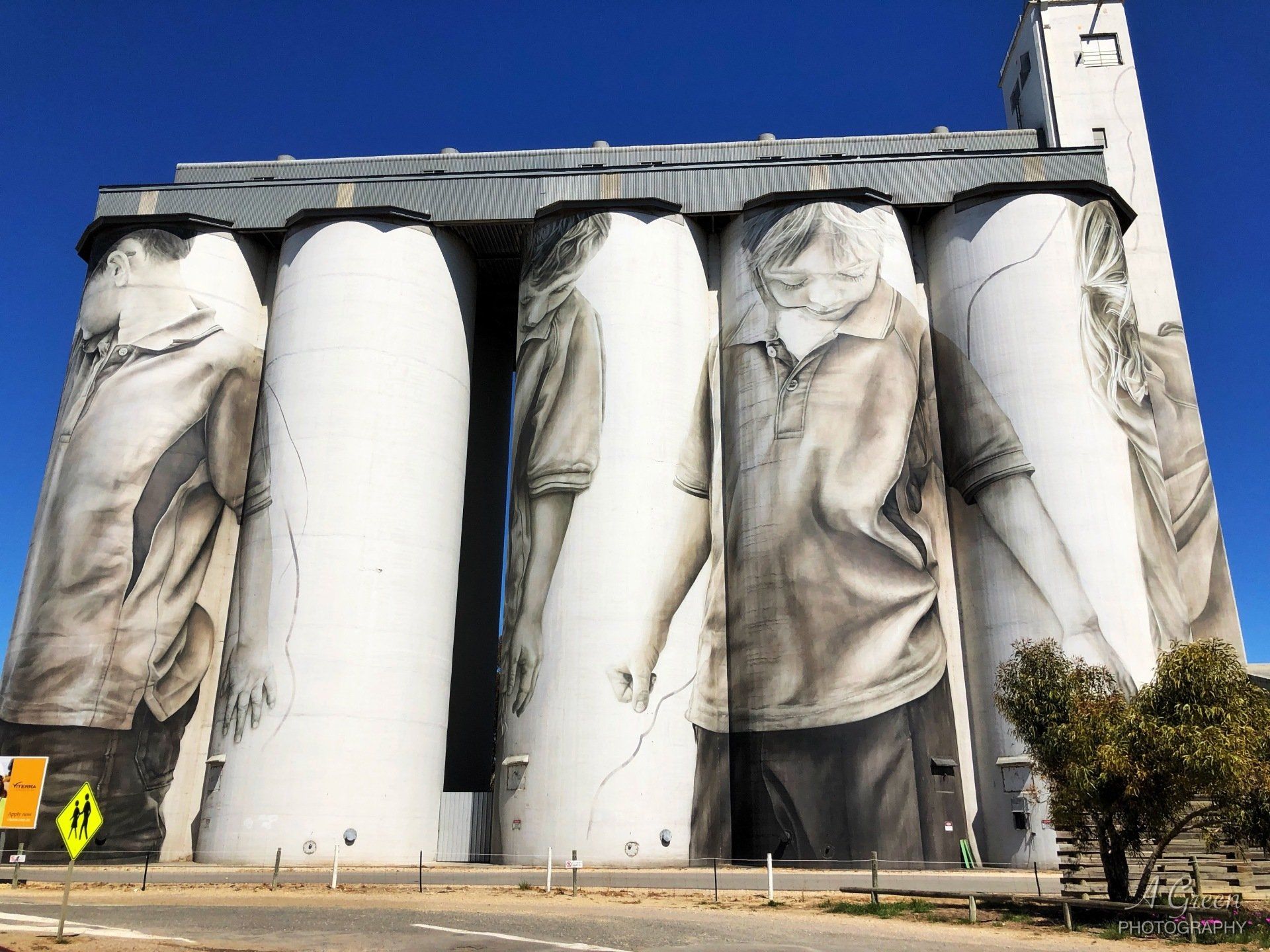 Coonalpyn Silo Art, Australian Silo Art Trail, Guido van Helten