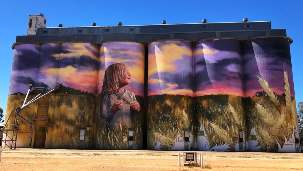 Kimba Silo Art