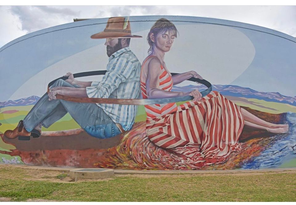 Texas Water Tank Art, Australian Silo Art Trail