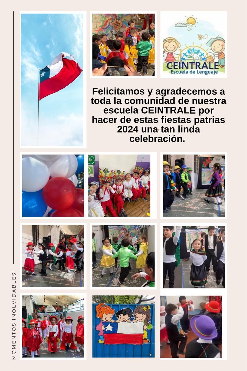 Un collage de imágenes de personas, globos y una bandera.