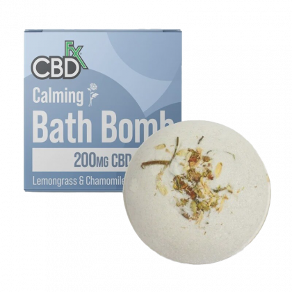 cbd calming bath bomb