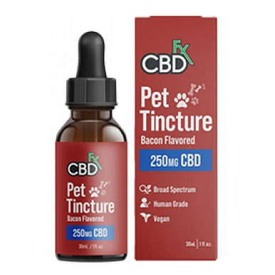 Cbd pet tincture bacon flavored 250mg cbd