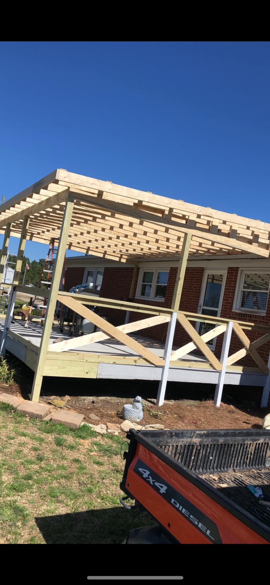 Wood Deck Framing — Broadway, NC — Southern Craft Fencing & Home Improvement LLC