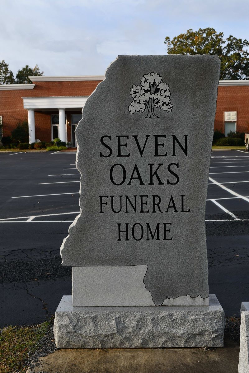 Seven Oaks Funeral Home and Cremation Services Sign