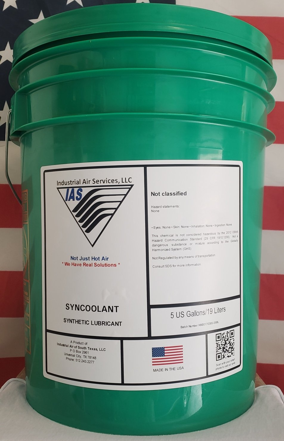 SynCoolant synthetic lubricant for compressors and vacuum pumps – IASTX