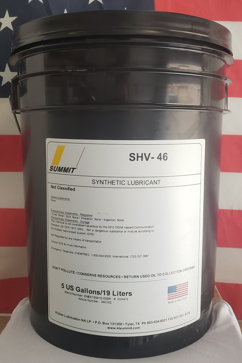 SHV-46 synthetic compressor lubricant for rotary screw compressors – IASTX