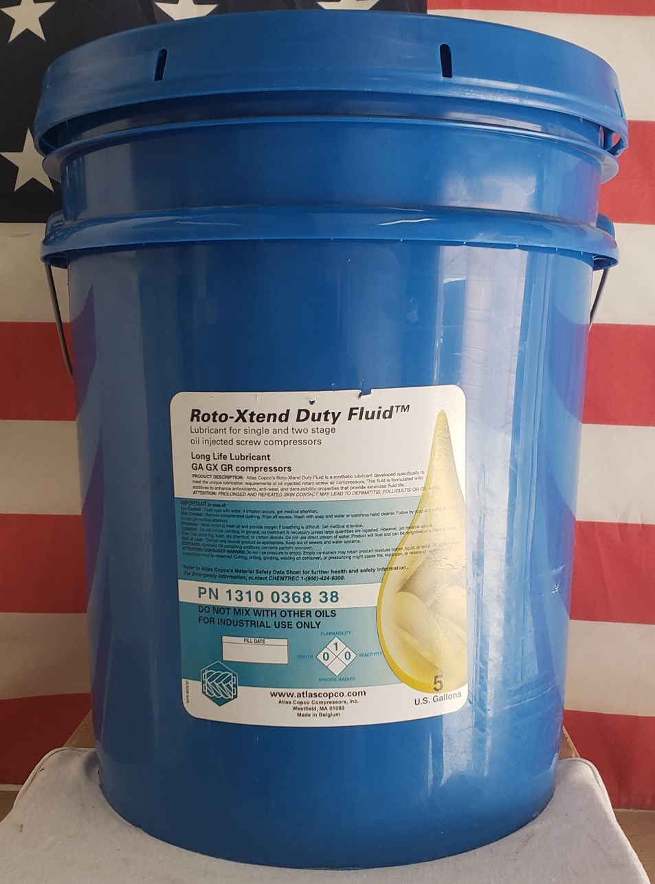 Rock-Nell Dusty Fluid compressor oil for industrial air systems – IASTX