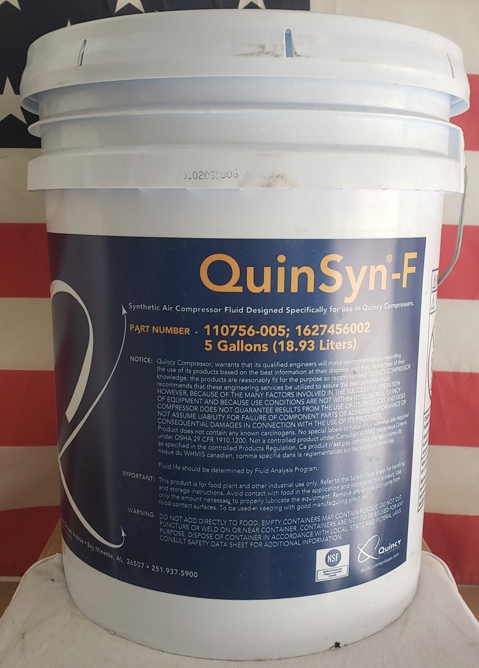 QuinSyn-F compressor oil for rotary screw air compressors – IASTX