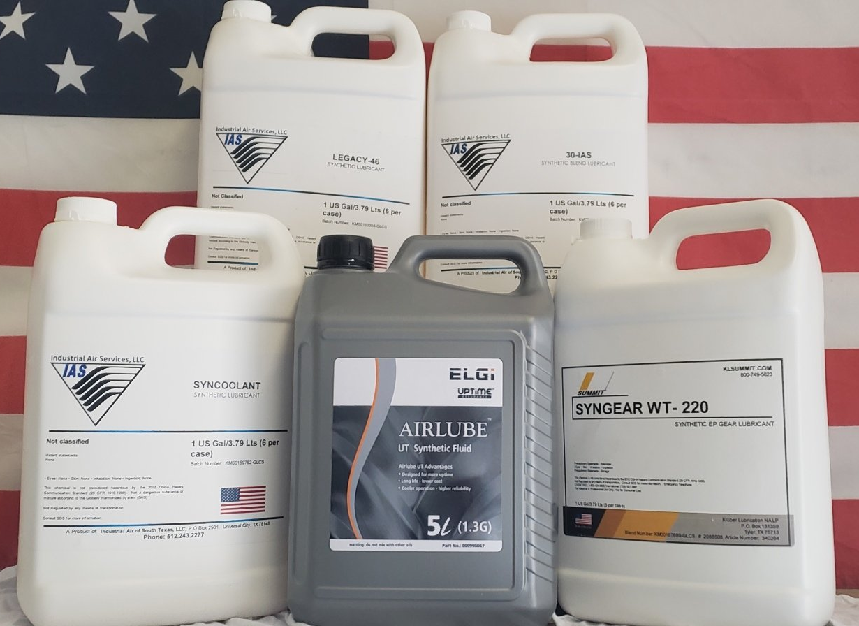 Industrial compressor oils and synthetic lubricants, including ELGI AirLube and SynGear – IASTX
