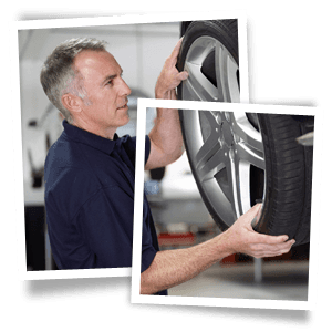 Qualified mechanics - Hereford, Worcester, Gloucester - N Jenkins and Son - man installing tire