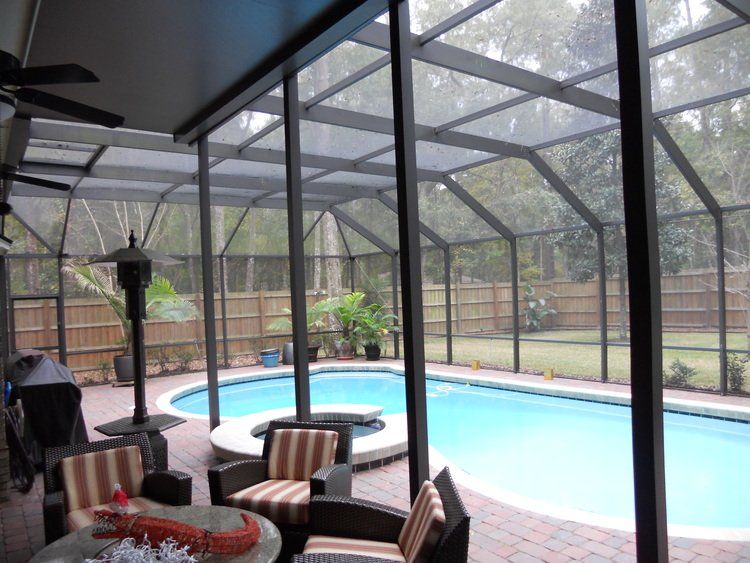 Pool Enclosures Jacksonville & St. Augustine, FL A Screen Repair By