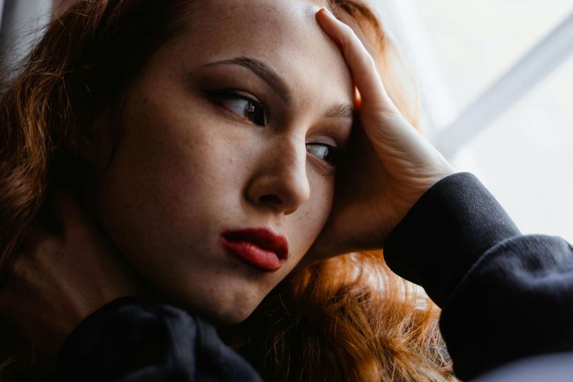 Individual therapy - woman near window