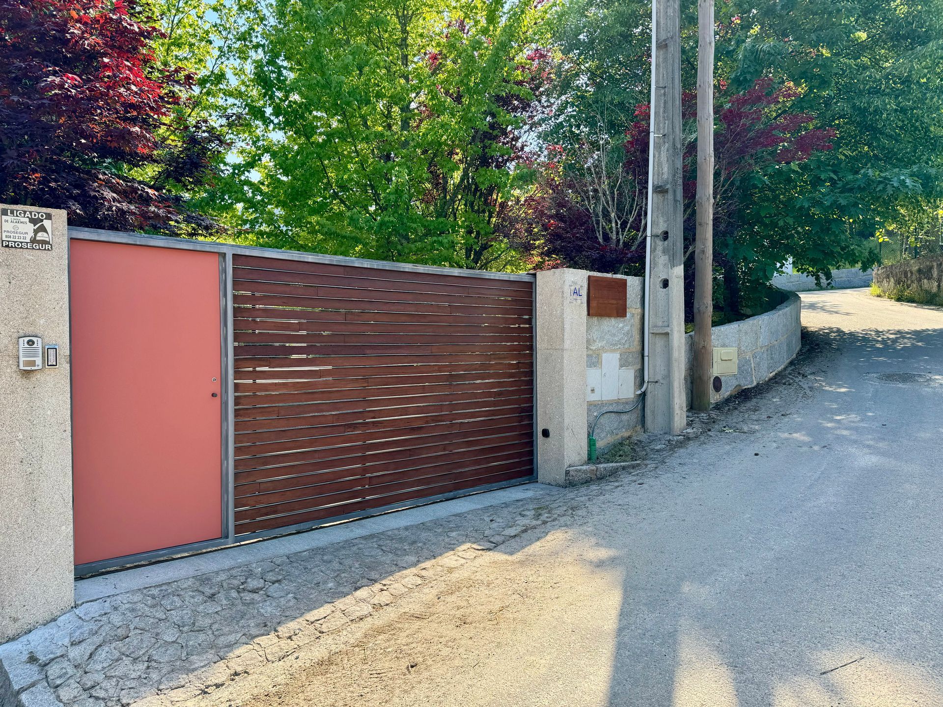 Entrance portal of the property