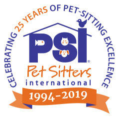 Pet Sitters International 25-year anniversary logo